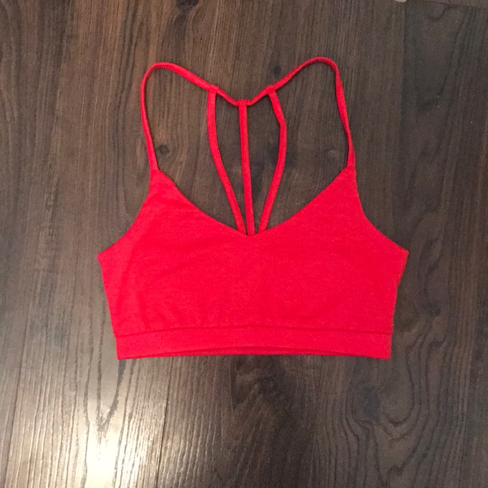 Red bralette